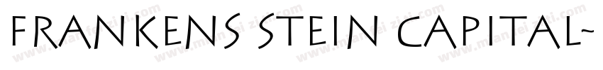 Frankens Stein Capital字体转换